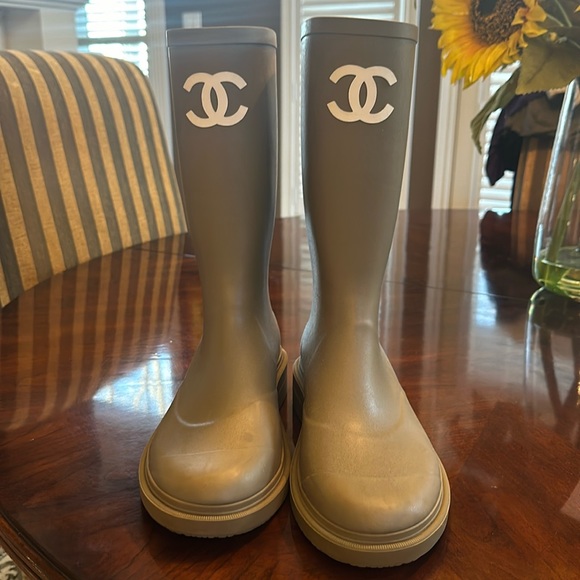 Chanel Rain Boot - Picture 1 of 9